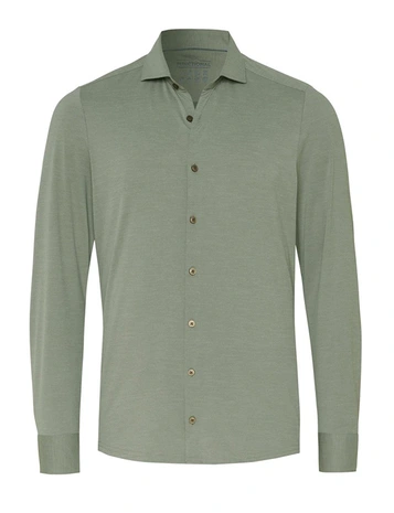 Pure jersey overhemd Slim Fit E11301-21750