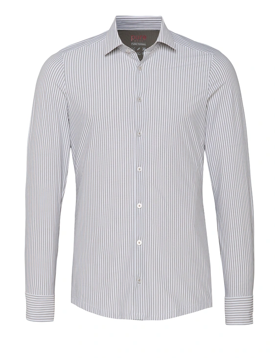 Pure jersey overhemd Slim Fit E11302-21122