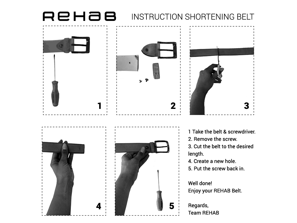 Rehab riem BELT-WALL-SUE