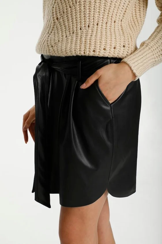 Saint Tropez leren rok 30511339