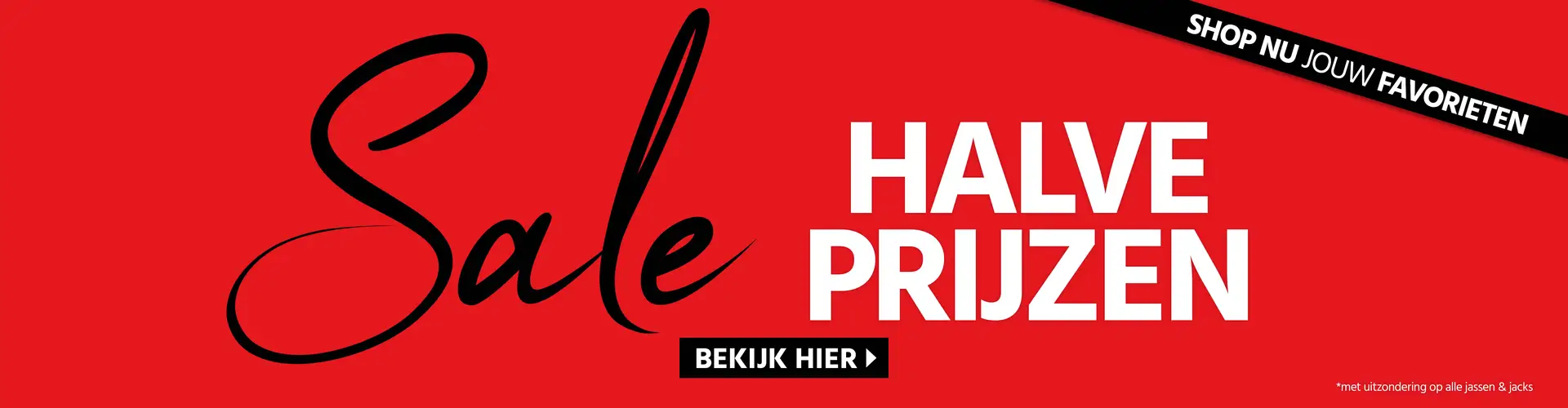 Sale 50% korting