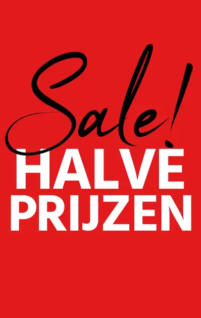 Sale 50% korting