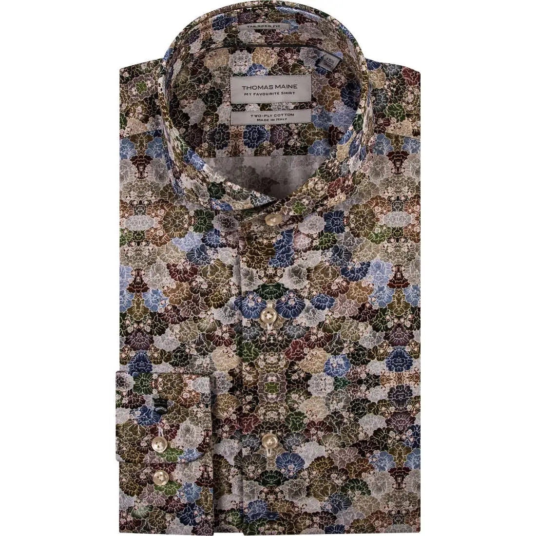 Thomas Maine Overhemd Tailored Fit 91 7769 In Het Groen thomas maine kopen in de aanbieding Thomas Maine Overhemd Tailored Fit 91 7769 In Het Groen thomas maine kopen in de aanbieding