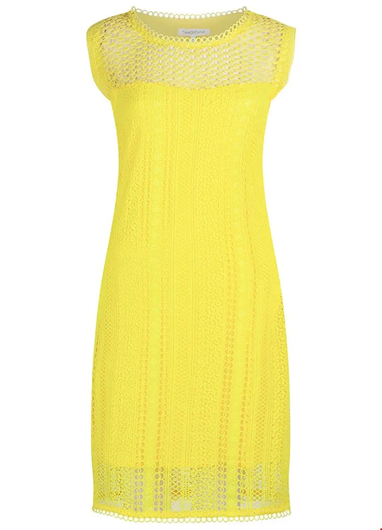 Smit Mode Tramontana jurk C09 91 501 in het Geel